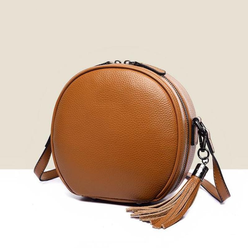 Ladies soft leather casual diagonal small bag