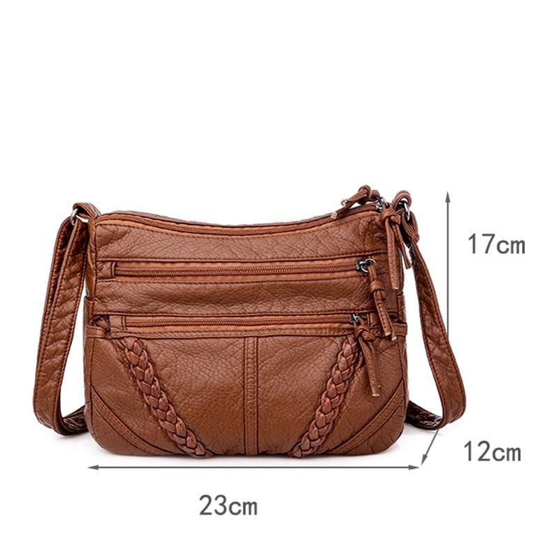 Soft Leather Sense Large Capacity Ladies Messenger Bag