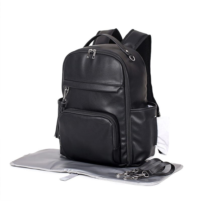 Simple Women&#39;s Backpack Leisure Travel Tassel Solid