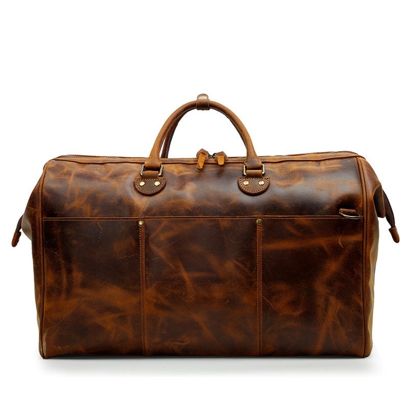 Genuine Leather Travel Top Layer Cowhide Large Capacity Handbag