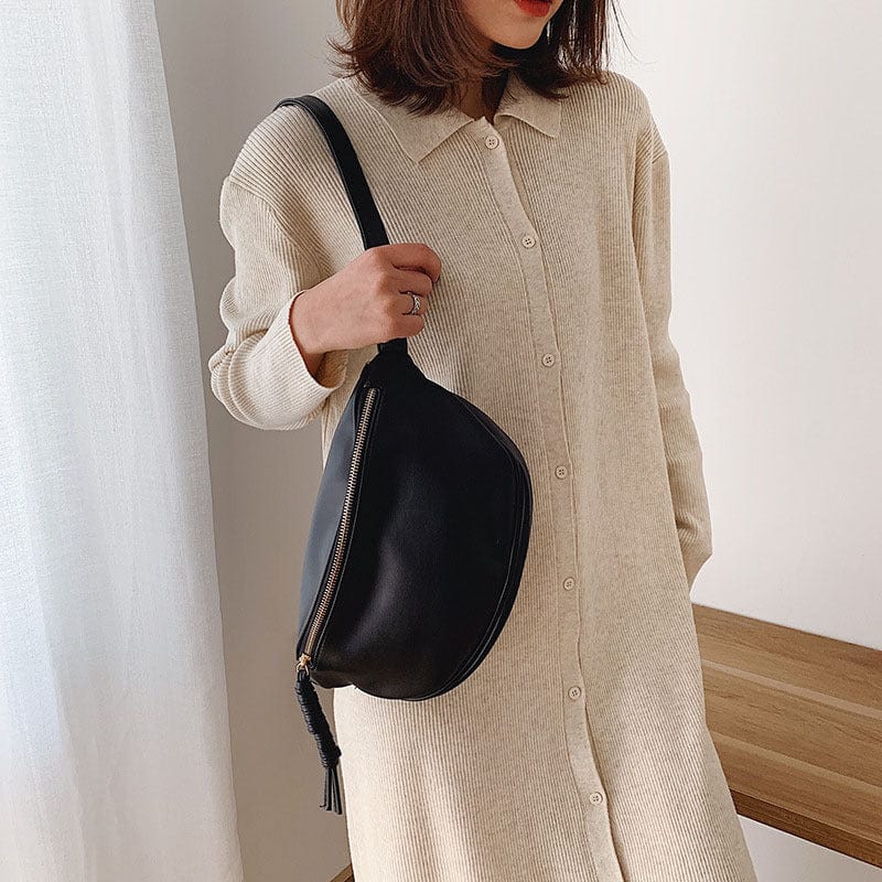 Fashion Autumn And Winter Leisure Waist Bag Female
