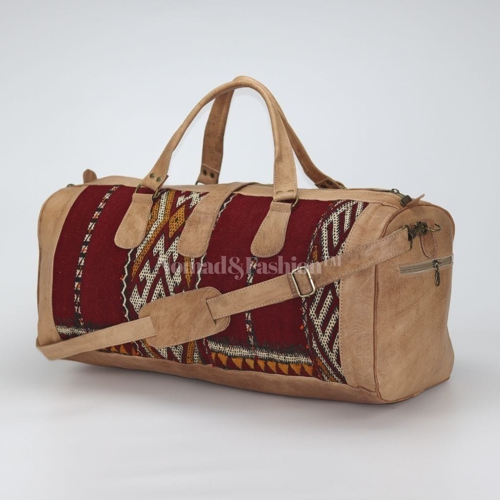 Tribal Flight Bag Vintage Brown