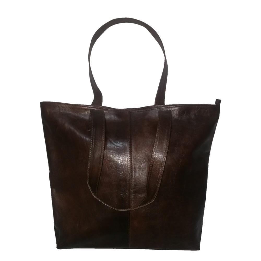 women totes dark brown handbags Handcrafted genuine Leather Ladies Purses Work Travel
