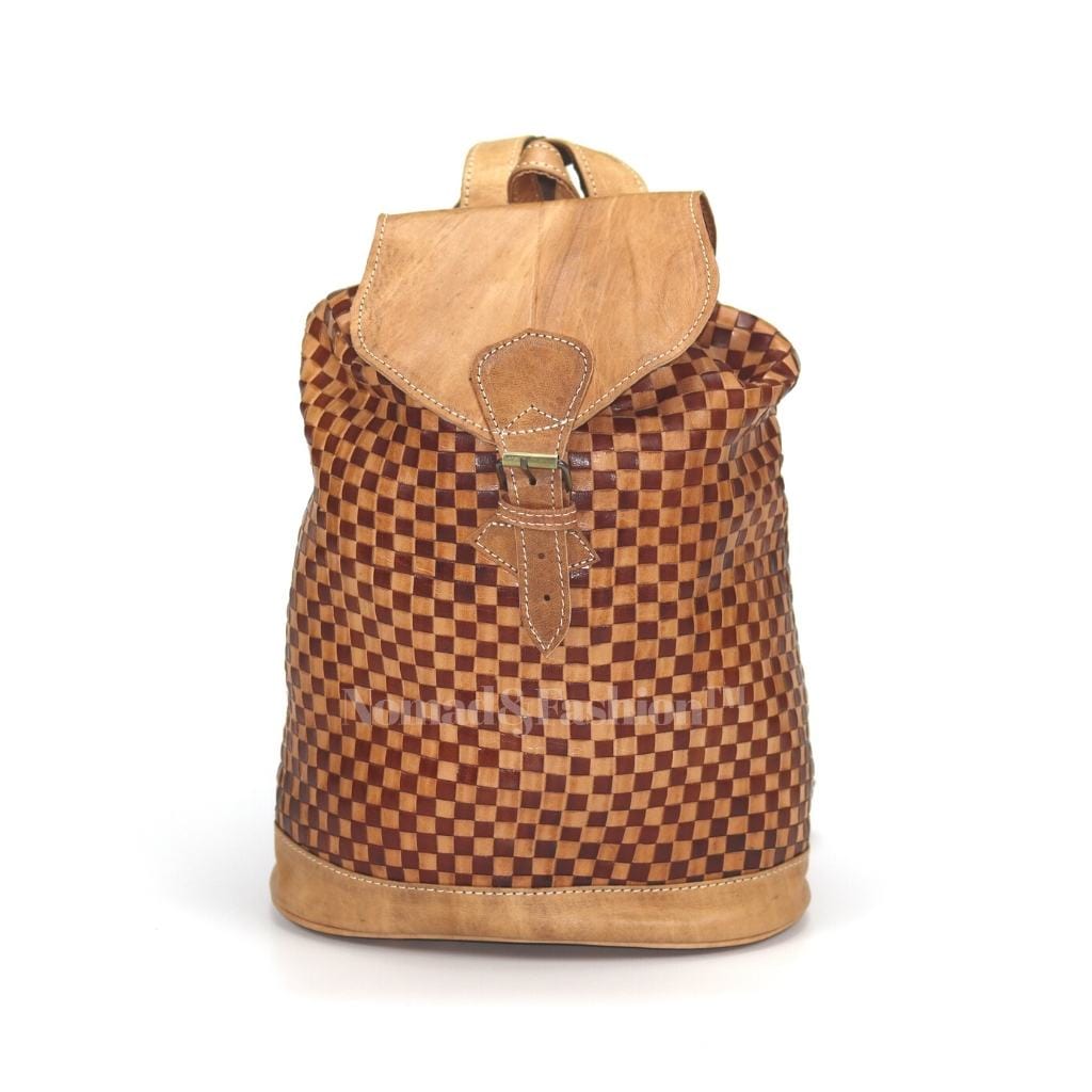 Backpack Moroccan Handmade leather Rustic style