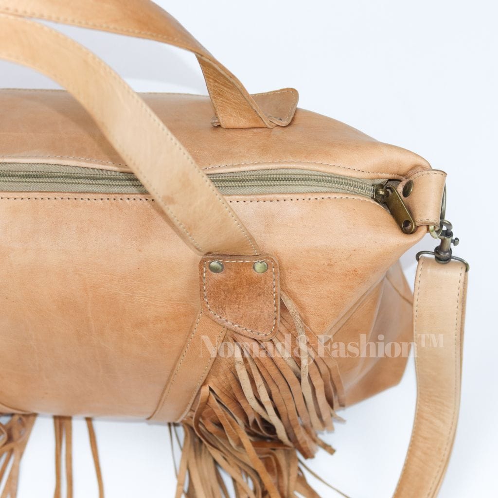 Leather Fringe shoulder Bag